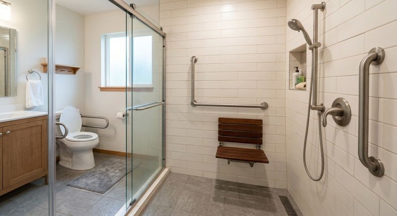 Elderly Shower Installation in Framingham, MA
