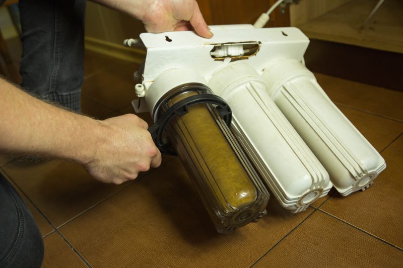 Completed Water Filter Installation